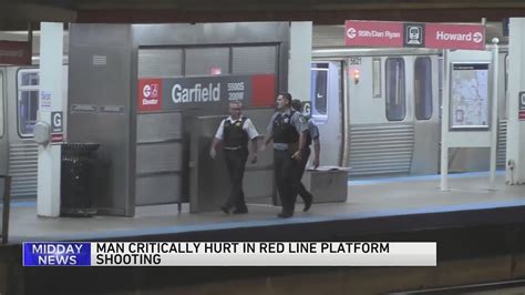 Man critical after shooting on Red Line platform